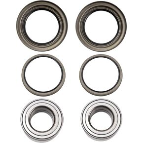 TRQ Front Wheel Bearing & Seal Kit متوافق مع 1996-2002 Toyota 4runner 2001-2007 Sequoia 1995-2004 Tacoma 2000-2006 Tundra