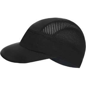 Cycling Cap for Men Women Bike Hat Under Helmet Liner Skull Cap for Summer Outdoor Sports Running Sun Protection Black