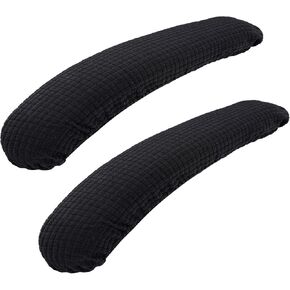 1 Pair Office Chair Arm Covers, Stretchable Water Resistant Stretch Cover for Desk Chair Arms for Office Chair Desk Chair Gaming Chair, Easy Install & Clean, Comfortable