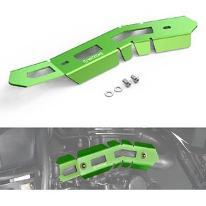 Exhaust Header Pipe Guard Header Pipe Protection Shield Compatible with Kawasaki KLR650 2008 2009 2010 2011 2012 2013 2014 2015 2016 2017 2018, KLR650 Accessories, Aluminum, CNC, Green