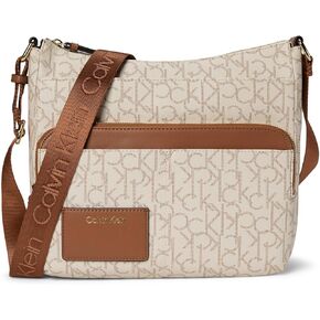 Calvin Klein Lorelai Messenger, Vanilla/Khaki/Caramel