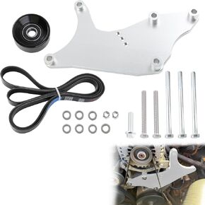 LS Truck Dual Venwither Bracket Kit Aluminium متوافق مع 1999-2013 Chevy Tahoe Suburban Silverado ، GMC Yukon ، Cadillac Escalade ، Hummer H2 4.8L 5.3L 6.0L 6.2L V8 Vortec Engine