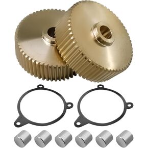 2 PCS Meadlight Motor Motor Kit Fit for Chevy Corvette 1988-1996 ، معدات النحاس مع حارات وبطبات يحل محل 16507923 16507924 16507925 16507926 1651005 16507925 16507926 16510051