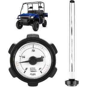 غطاء الوقود Kemimoto UTV مع مقياس ترقية متوافق مع Polaris Ranger 400 500 700# 1240119 CAP CAP