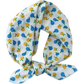 Cotton-Blend Bandana, Head Scarf, Headband, Head wrap, Hair Neck Scarf for Women 22 x 22 inch