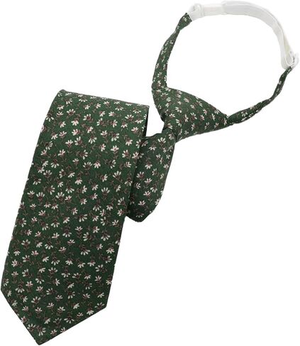 Boys Ties, Kids Floral Tie, Pre-Tied Clip on Neckties, Solid Color Cotton Ties for Kids in Saudi Arabia