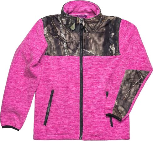 TrailCrest Children's Fleece Jacket Full Zip Mossy Oak Camo Patterns C-Max in Saudi Arabia