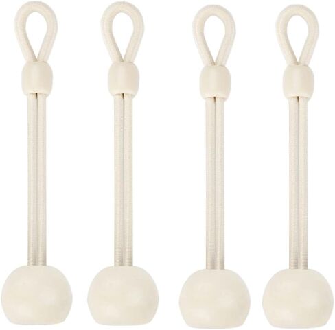 Universal Shade Bungee Tie Downs Replacement Parts,Compatible with Coolaroo Exterior Roller Shades,Outdoor Blinds(Sand,4 pcs) in Saudi Arabia