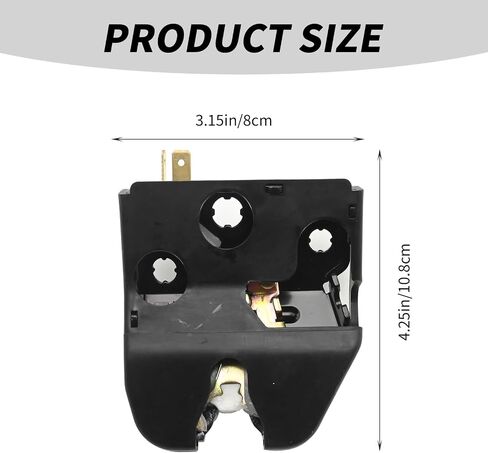 74851S01A01 Trunk Lid Lock Latch Assembly, Tailgate Trunk Lid Lock Latch Replacement for Honda Civic 1996 1997 1998 1999 2000, Replaces 74851-S01-A01 in Saudi Arabia