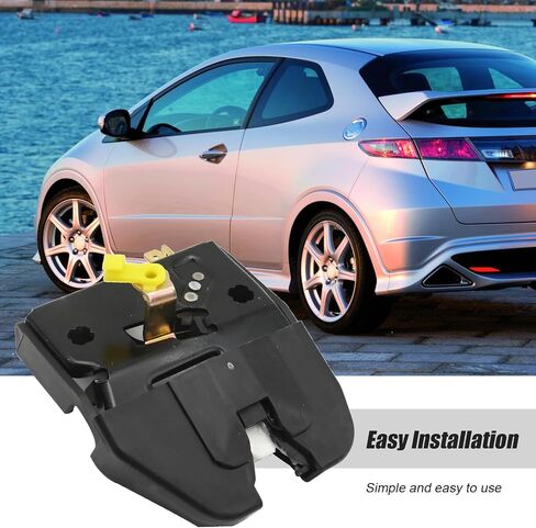 74851S01A01 Trunk Lid Lock Latch Assembly, Tailgate Trunk Lid Lock Latch Replacement for Honda Civic 1996 1997 1998 1999 2000, Replaces 74851-S01-A01 in Saudi Arabia