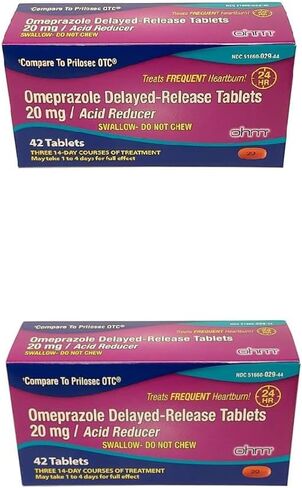 أقراص أومبرازول، أقراص متأخرة الإطلاق، 20 ملجم مخفض حمض، 84 قرصًا in Kuwait