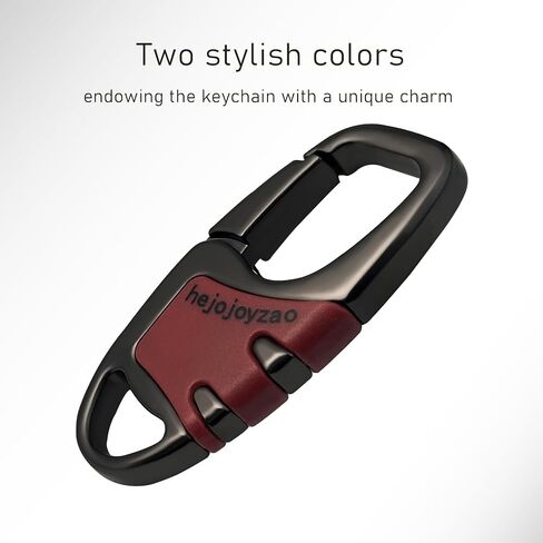 Keychain Clip Car Key Chain Hooks with 4 Heavy Duty Key Rings and 1 D Ring,Carabiner Keychain for Men and Women in Kuwait
