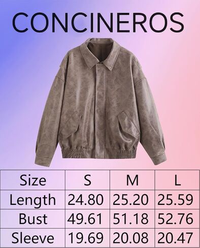 Women's Faux Leather Jacket Zip Up Short Fitted Slim Coat Bomber Jacket Women in Saudi Arabia