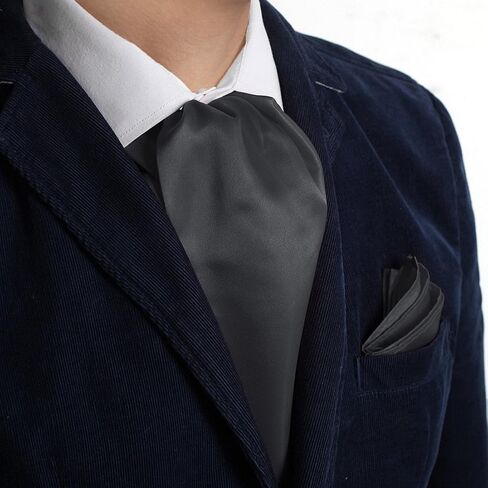 Dan Smith Silk Cravat Tie For Wedding Famliy Shirt Cravat Scarves Pocket-Square Cuff Set in Saudi Arabia