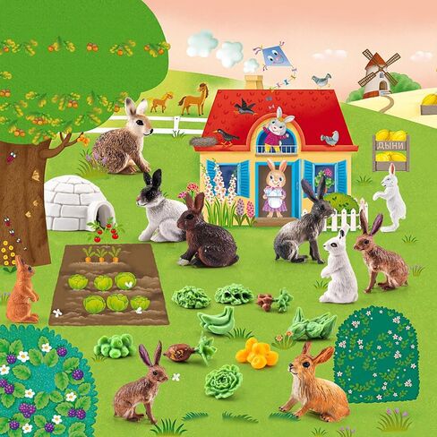 MINI MINI-CHISTORIC MAMMALS ANMYS TOYS TOYS STINS 12PCS TOPURES TOPURES FAMERINES WOLLLY MAMMOTH SABER-TOUTHED TIGER MODEL in Kuwait