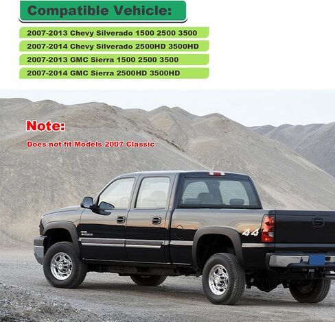 ثالث ثالث فرامل ضوء الحشية ختم متوافق مع 2007-2013 Chevy Silverado GMC Sierra 1500 2500 3500 High Mount Stop Lampliz in Kuwait