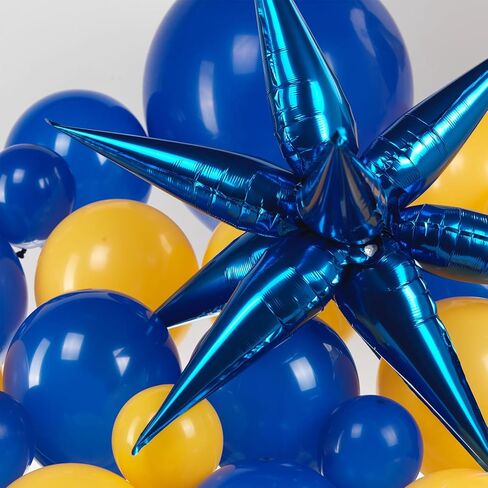 Chrome Hot Pink Black silver Balloon garland kit 126Ppcs with champagne glass and large star balloons for women 21/30th Birthday Mother's Day anniversary 2024 graduations Prom Party Decorations in Kuwait