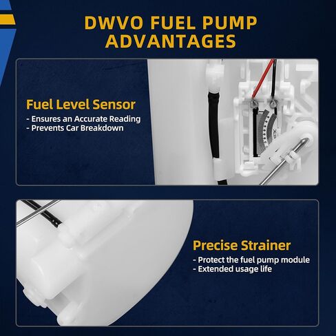 مضخة وقود DWVO متوافقة مع 1997-2000 Chevy S10/GMC Sonoma/Isuzu Hombre 2.2L L4 in Saudi Arabia