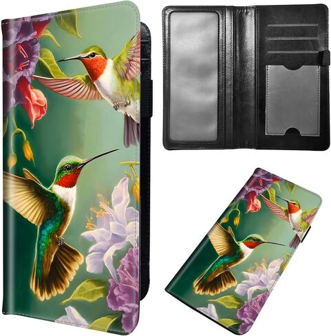 Checkbook Cover for Women & Men, RFID Check Book Cover PU Leather Checkbook Cover for Duplicate Checks, Checkbook Holder with Pen Holder & Elastic Strap for Personal Checkbook, Purple Butterfly Moon in Saudi Arabia