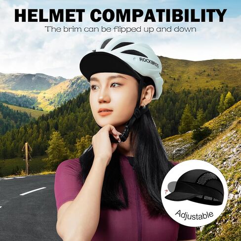 XXL Mesh Cycling Cap for Men Big Head Cooling Skull Cap Bike Hard Hat Liner with Sun Visor, Men Big Size Cycling Hat in Saudi Arabia
