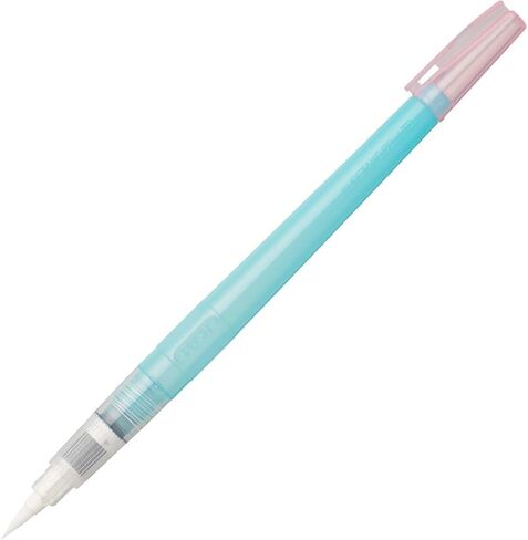 Kuretake Watercolor Brush Pen Long ، 6 PCS ، قلم فرشاة المياه ، فود ، مسطح ، منج ، نصائح فرشاة مرنة متنوعة ، للمحترفين ، الفنانين ، البالغين ، الأطفال ، صنع في اليابان in Kuwait