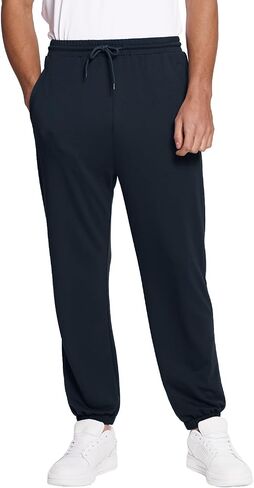 BAMBOO COOL Mens Sweatpants Lightweight Athletic Pants for Workout Jogging Running Gym Dry Loose-fit Tapered Joggers in Kuwait
