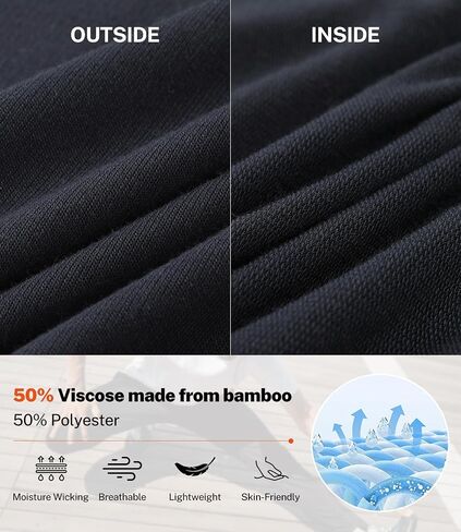 BAMBOO COOL Mens Sweatpants Lightweight Athletic Pants for Workout Jogging Running Gym Dry Loose-fit Tapered Joggers in Kuwait