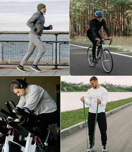 BAMBOO COOL Mens Sweatpants Lightweight Athletic Pants for Workout Jogging Running Gym Dry Loose-fit Tapered Joggers in Kuwait