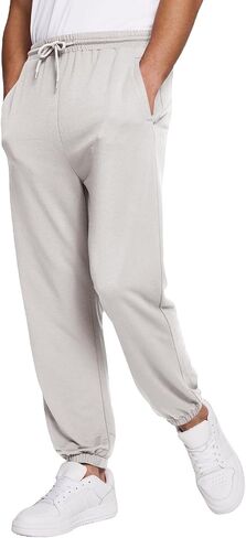 BAMBOO COOL Mens Sweatpants Lightweight Athletic Pants for Workout Jogging Running Gym Dry Loose-fit Tapered Joggers in Kuwait