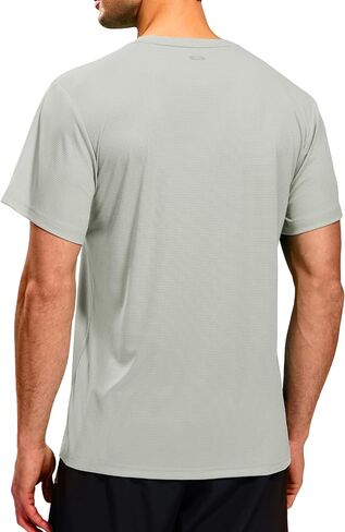 Mier Mens Dry Fit Therts Thirts Athletic Running Tshirt Shirt Short Lighty Gym Gym Sport Shirt ، Crew Neck in Saudi Arabia