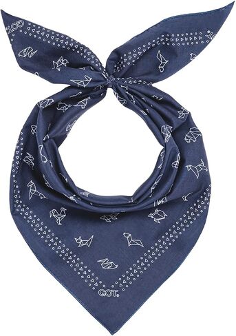 GOT Sports 100% Cotton Bandana for Men & Women - Large 24" x 24" Square Head Scarf, Hair Wrap, Kerchief - Soft & Breathable in Saudi Arabia