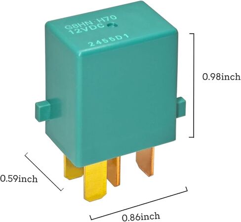 Relay G8HN-H70 (Set of 2), DC12V 20A Micro ISO Plug-in Relay for Automotive, Compatible for Honda Acura Vehicle in Kuwait
