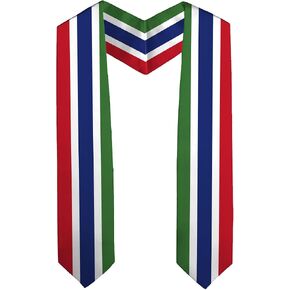 National Flag Graduation Stole Embroidery Sash for Study Aboard International Students Adult Unisex in Kuwait