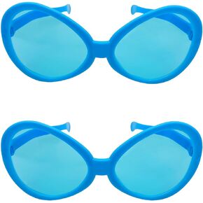 2 Pcs Giant Plastic Sunglasses, Jumbo Clown Funny Sunglasses for Party Costume Cosplay Accessories