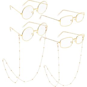 6 PCS MAN OLD GANS GOSSES GRANDMA GOSTUME SET REOLD GEEGLSSES ​​SEPPER