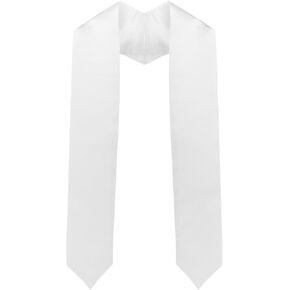 Unisex Graduation Stole Plain Graduation Sash 2025 Honor Stole for School/Church Ceremony 60"