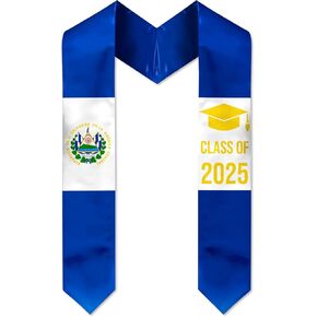 Flag Graduation Sash, Premium Graduation Stole for International Graduates (72 Inches)