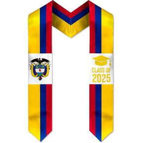 Flag Graduation Sash, Premium Graduation Stole for International Graduates (72 Inches) in Saudi Arabia