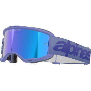Alpinestars Vision 5 MX ATV MTB Off Road Goggle (Black - Mirror Silver Lens)
