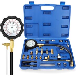 0-140PSI Fuel Injector Injection Pump Pressure Tester Gauge Kit Fuel Pressure Tester Kit Car Tools