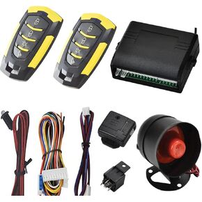 نظام إدخال إنذار مضاد للسيارة مع مستشعر صفارات الإنذار عن بعد ، Universal 12V Auto