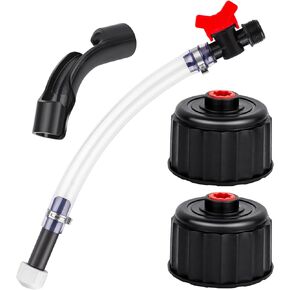 Fuel Jug Replacement Cap 3042 and Fuel Jug Hose with Valve Shut Off for 3/5/5.5 Gallon Fuel Jugs