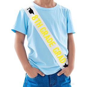 8TH Grade Graduation Decorations 2025, 8TH Grade Graduation Sash, Middle School Graduation Decorations, Eighth Grade Grad Party Supplies