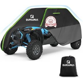 غطاء QUNSUNUS UTV لـ Polaris RZR 1000 XP 4 مقعدًا متوافقًا مع XPEDITION ADV/XP ، CAN-AM MAVERICK/COMMANDE