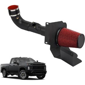 63-3082 مجموعة نظام أنابيب السحب مع مرشح متوافق مع Chevy Silverado GMC Sierra 1500 2014-2018 Suburban Tahoe Cadi-Llac Escalade Yukon 2015-2020 Denali 2015-2019 5.3L 6.2L V8