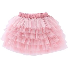Jastore 6 Layered Tutu Skirt for Girls Princess Tulle Dance Skirts Toddler Girl Ballet Tutu Skirt