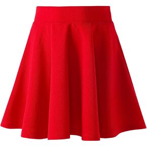 Skirt for Girls,Uniform Pleated Skater Skirts Kids Casual Mini Flare Plain