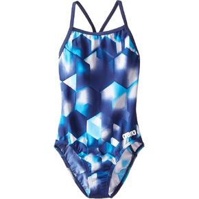 Arena Girls Lava Light Recept Back One Piece Swim Suit