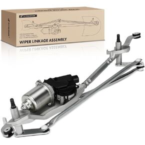 A-Premium Front Wiper Wiper Motor و Riniage Assemberbly متوافق مع شيفروليه ماليبو 2013-2015 ، Impala 2014-2020 ، Malibu Limited 2016