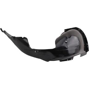 TRQ Front Right Inner Fender Liner Black Passenger Side Compatible with 2017-2018 Hyundai Elantra HY1249158 HY1249159